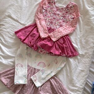 2 for 1 Cheeky Plum Dance Leotards (like new!!)